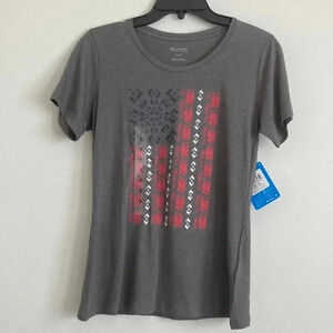 Columbia American Flag Graphic Tee